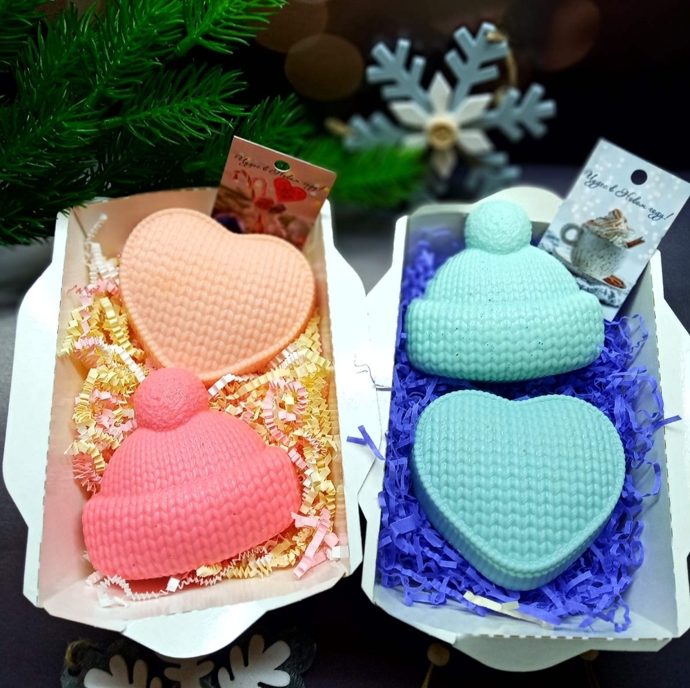 Handmade soap gift set. Pink